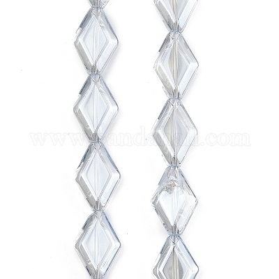 Electroplate Glass Beads Strands&nbsp;EGLA-B010-01A-PL02-1