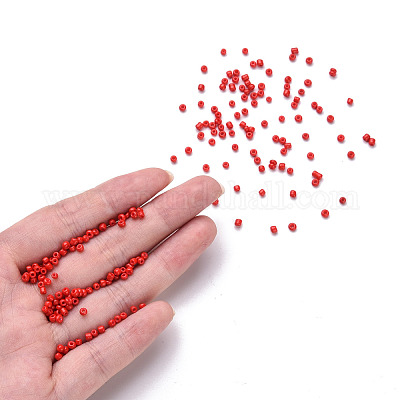 Baking Paint Glass Seed Beads&nbsp;SEED-S001-K20-1
