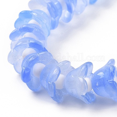 Transparent Glass Beads Strands&nbsp;LAMP-H061-01C-10-1