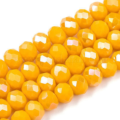 Electroplate Glass Beads Strands&nbsp;EGLA-A034-P3mm-B26-1