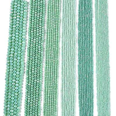 Electroplate Glass Beads Strands&nbsp;EGLA-A044-P2mm-B14-1