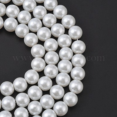 Glass Pearl Beads Strands&nbsp;X-HY-10D-B01-1-1