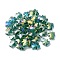 Electroplate Glass Beads, AB Color Plated, Bear, Medium Sea Green, 9.5x8.5x4mm, Hole: 1.2mm