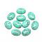 Synthetic Turquoise Cabochons, Dyed, Oval, 25x18x6~7mm