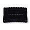 Flocking Clip and Lint Pothook, Black, 71x22x25mm, Hole: 12x12mm, 20pcs/set