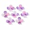 Plastic Beads, Flower, Slate Blue, 19x19x5mm, Hole: 1.4mm