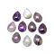 Natural Amethyst Cabochons, teardrop, 25x17~18x6mm