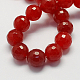 Natural White Jade Bead Strands&nbsp;G-R166-8mm-10-2