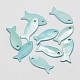 Dyed Shell Fish Pendants&nbsp;SHEL-P003-12-2