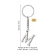 Alloy Keychains&nbsp;KEYC-TADJ0001-11M-3