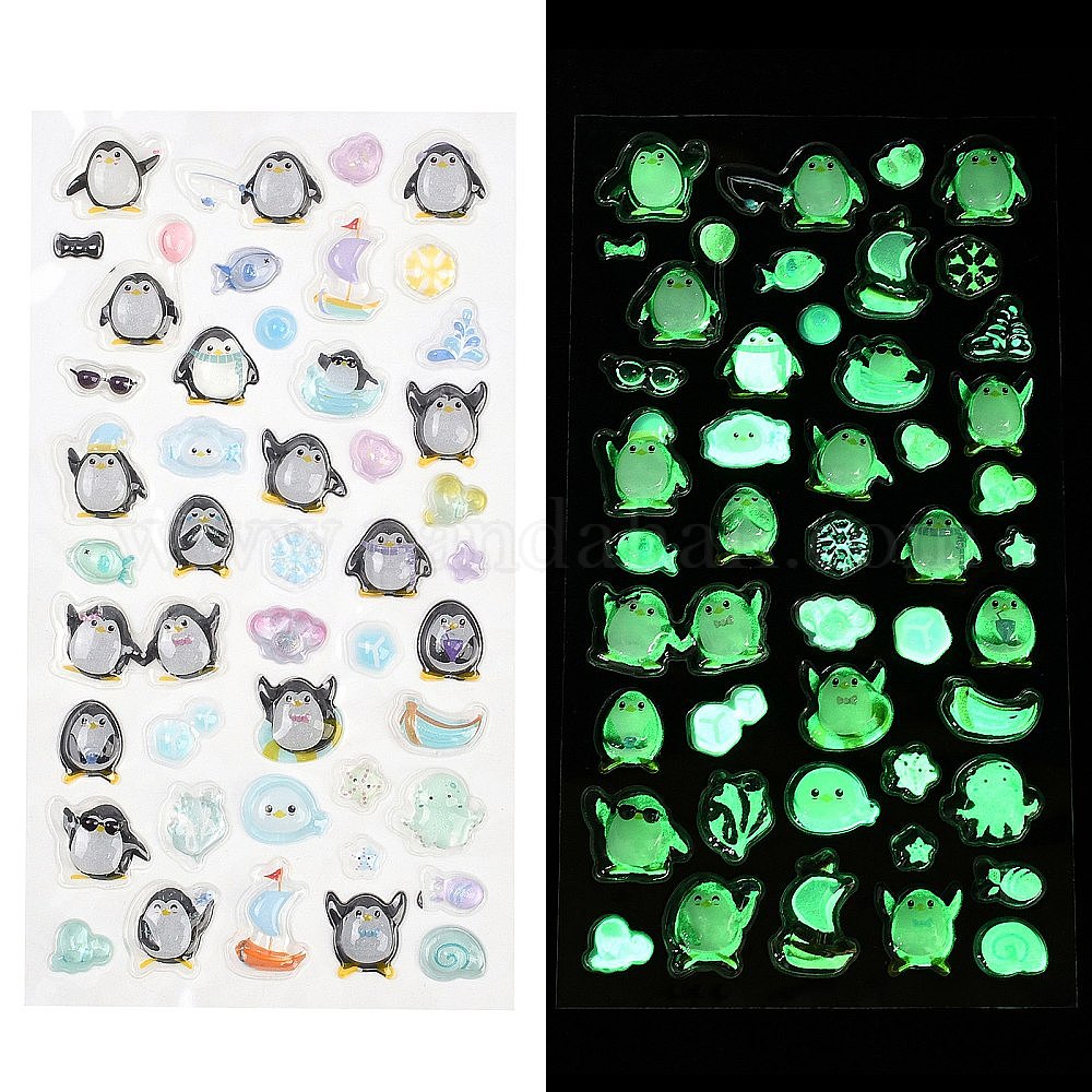 Wholesale Epoxy Resin 3D Puffy Stickers - Pandahall.com