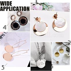 Stainless Steel Pendants&nbsp;STAS-WH0026-01P