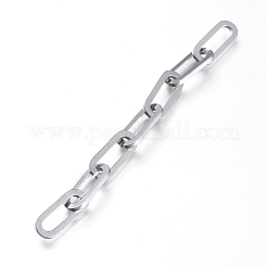 Non-Tarnish 304 Stainless Steel Paperclip Chains&nbsp;CHS-L020-005P