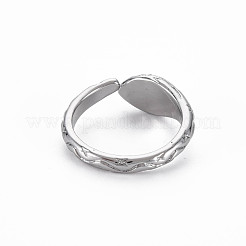 Snake Shape Rack Plating Alloy Cuff Rings&nbsp;RJEW-Q163-024B-RS