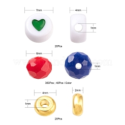 DIY Colorful Glass Beads Jewelry Making Kit&nbsp;DIY-FS0002-14