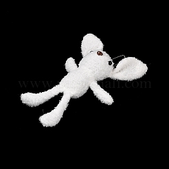 Cartoon PP Cotton Plush Simulation Soft Stuffed Animal Toy Rabbit Pendants Decorations&nbsp;HJEW-K043-04