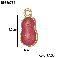 304 Stainless Steel Enamel Pendants&nbsp;STAS-OY011-01G