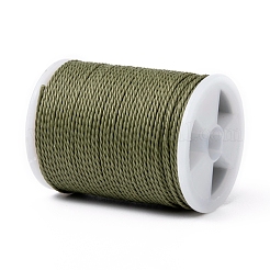 Round Waxed Polyester Cord&nbsp;YC-G006-01-1.0mm-37