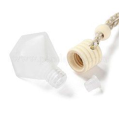 Glass Perfume Bottles Air Freshener Diffuser Bottle Hanging Ornament&nbsp;AJEW-P111-01B