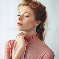 3Pcs 3 Colors Stainless Steel Dangle Earrings&nbsp;EJEW-FI0003-04