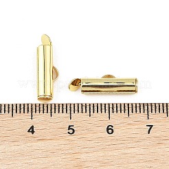 SHEGRACE Brass Slide On End Clasp Tubes&nbsp;XGRQ1R533-357G