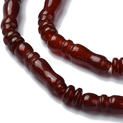 Natural Carnelian(Dyed & Heated) Beads Strands&nbsp;G-C135-B01-01