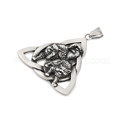 316 Surgical Stainless Steel Pendants&nbsp;STAS-D304-35AS