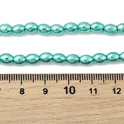 Electroplated Synthetic Non-magnetic Hematite Beads Strands&nbsp;G-H327-A01-01