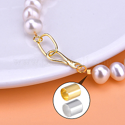 2000Pcs 2 Colors Brass Crimp Beads&nbsp;KK-SP0001-85