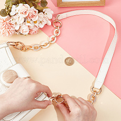 2Pcs Alloy with Acrylic Oval Link Purse Strap Extenders&nbsp;FIND-UN0003-17
