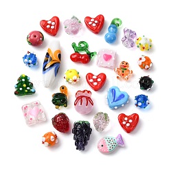 Multi-style Lampwork Beads&nbsp;LAMP-XCP0001-11