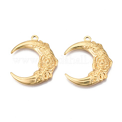 Ion Plating(IP) 201 Stainless Steel Pendants&nbsp;STAS-N098-066LG