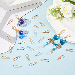32Pcs Brass Earring Hooks&nbsp;KK-SC0006-57G