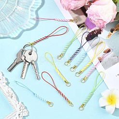 30Pcs 6 Colors Braided Nylon Cord Mobile Straps&nbsp;FIND-YW0011-77