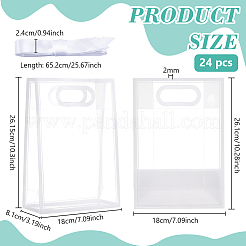 Rectangle PP Plastic Storage Tote Bags&nbsp;ABAG-WH0046-60A
