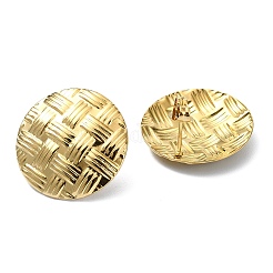 Ion Plating(IP) 201 Stainless Steel Stud Earrings&nbsp;EJEW-K270-24G