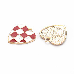 Alloy Enamel Pendants&nbsp;ENAM-S121-176A-RS