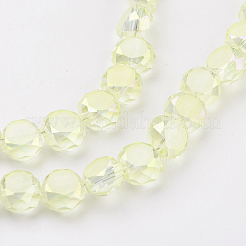 Electroplate Glass Beads Strands&nbsp;EGLA-F125-FR-B03