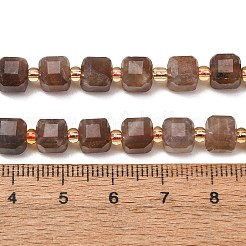Natural Black Moonstone Beads Strands&nbsp;GG-CBAC972-A07-01