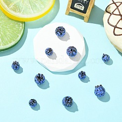 10Pcs 2 Styles Handmade Lampwork Bumpy Beads&nbsp;LAMP-CJ0002-55