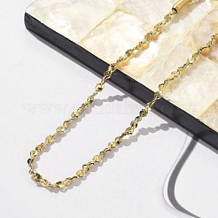 304 Stainless Steel Link Chain Bracelets for Women&nbsp;BJEW-F488-21G-04