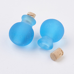 Handmade Lampwork Perfume Bottle Pendants&nbsp;LAMP-P044-P01