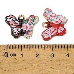 Alloy Enamel Pendants&nbsp;FIND-I064-05G-02