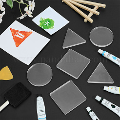3Pcs Silicone Gel Printing Plate for Arts and Crafts&nbsp;DIY-WH0816-135