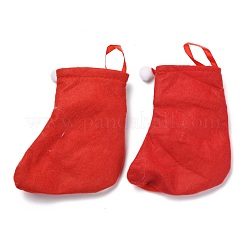 Cloth Hanging Christmas Stocking&nbsp;HJEW-B003-13