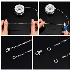 DIY Chain Bracelet Necklace Making Kits&nbsp;DIY-SC0020-21P