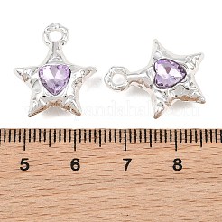 Y2K Style Alloy & Glass Pendants&nbsp;GL-CBA1FD3-01S-02