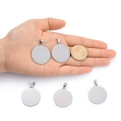 Tarnish Resistant 304 Stainless Steel Pendants&nbsp;STAS-P063-09P