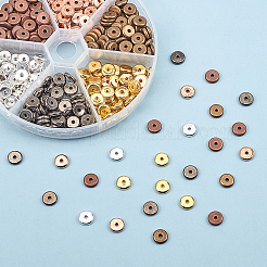 Flat Round Brass Spacer Beads&nbsp;KK-PH0036-59