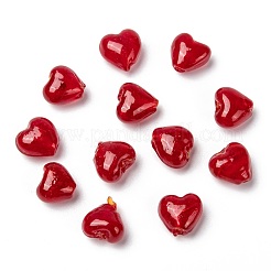 Handmade Silver Foil Glass Beads&nbsp;X-SLH12MM01Y